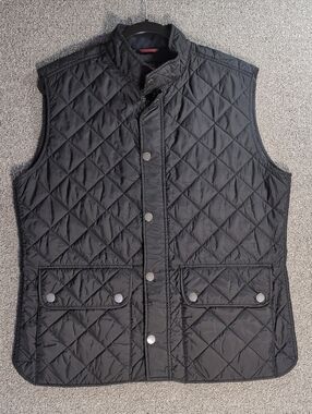 UNTUCKit Wynnwood Quilted Vest Gilet Size Medium in Black